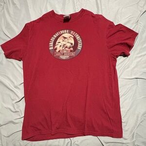 Harley-Davidson 2014 Maroon Eagle Emblem T-Shirt